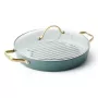 Sautierpfanne GreenPan Padova rund, 280 mm Durchmesser, blau, 2,73 kg