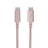 Native Union Belt Cable Pro USB-C auf USB-C, 2,4 m, LED-Anzeige, Rose
