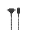 USB-C auf USB-C / Lightning Kabel Native Union Belt Kabel Duo, 1,5 m, Grün