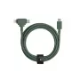 USB-C auf USB-C / Lightning Kabel Native Union Belt Kabel Duo, 1,5 m, Grün