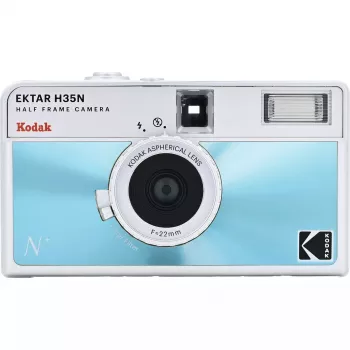 35mm Filmkamera Kodak EKTAR H35N Glazed Blue — Point-and-Shoot, Festobjektiv