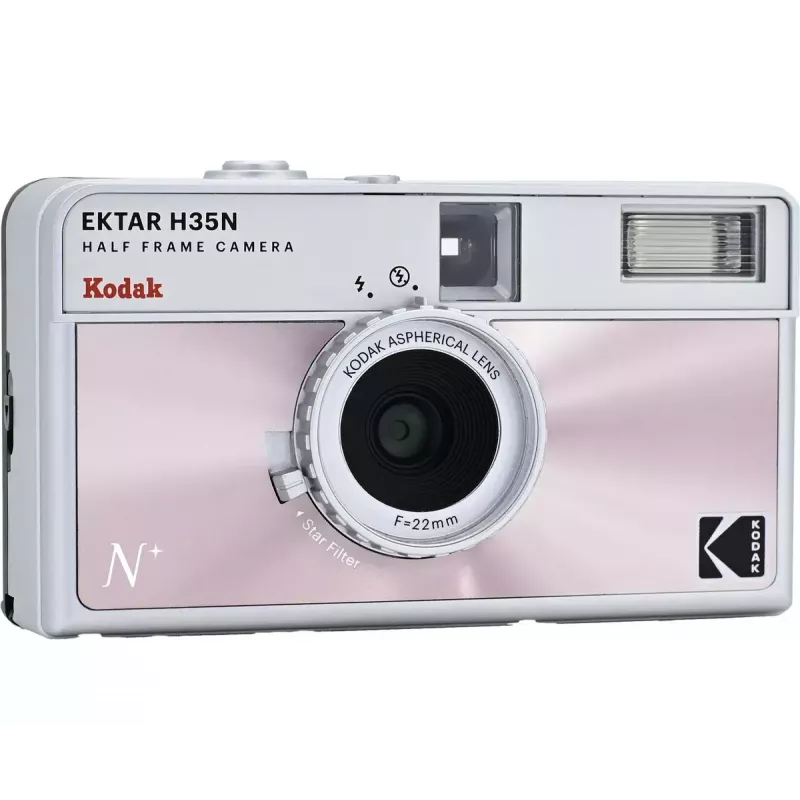 Filmkamera Kodak Ektar H35N glasiertes Rosa