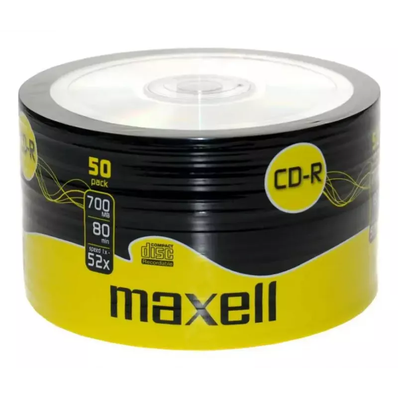 CD-R Rohlinge MAXELL 624036 — 700 MB, 52x, 50er-Pack
