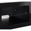 B-Tech Extra-Large TV-Schrank BT7565/B V2 Schwarz Glass Top 2 Shelves