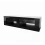 B-Tech Extra-Large TV-Schrank BT7565/B V2 Schwarz Glass Top 2 Shelves