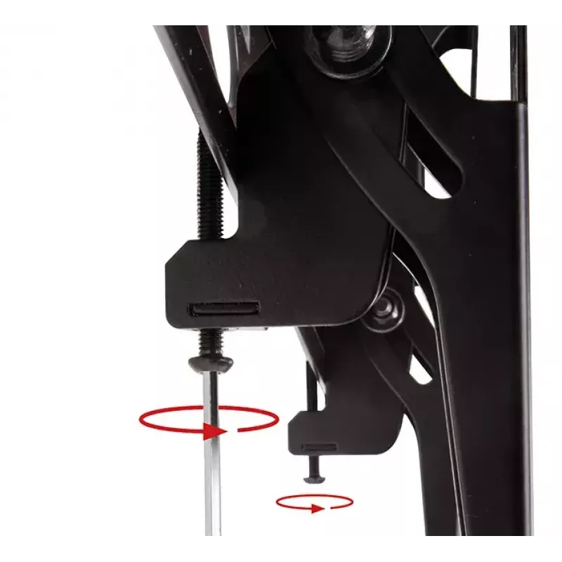 Wandhalterung B-TECH BT8431-PRO/B für Flachbildschirme 39–55 Zoll, neigbar -15° bis 15°, VESA bis 400×400, Tragkraft 50 kg, schwarz