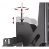 Wandhalterung B-TECH BT8431-PRO/B für Flachbildschirme 39–55 Zoll, neigbar -15° bis 15°, VESA bis 400×400, Tragkraft 50 kg, schwarz