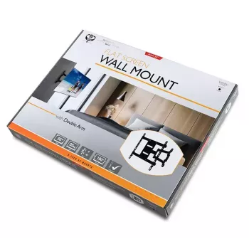 Wand-/Deckenhalterung für Signage-Displays B-TECH BTV513 für 55 Zoll (139,7 cm), max. 35 kg, VESA 426×400, Neigung -2–10°, Schwenkbereich 180° – Schwarz