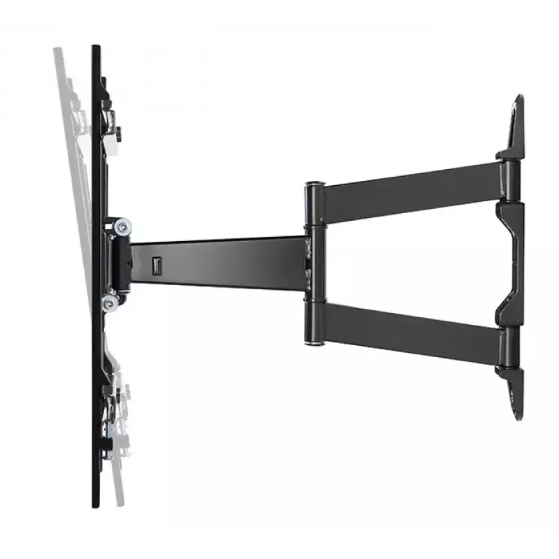 Wand-/Deckenhalterung für Signage-Displays B-TECH BTV513 für 55 Zoll (139,7 cm), max. 35 kg, VESA 426×400, Neigung -2–10°, Schwenkbereich 180° – Schwarz