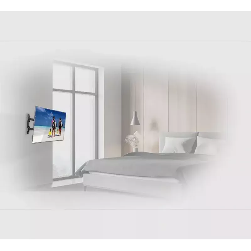 Wand-/Deckenhalterung für Signage-Displays B-TECH BTV513 für 55 Zoll (139,7 cm), max. 35 kg, VESA 426×400, Neigung -2–10°, Schwenkbereich 180° – Schwarz