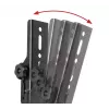 Flachbildschirm-Montagearm B-TECH SYSTEM X VESA 400 mit Neigung für BT8390, schwarz, 70 kg Tragfähigkeit