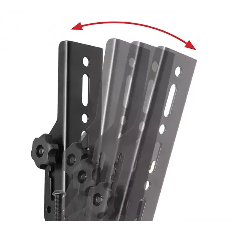 Flachbildschirm-Montagearm B-TECH SYSTEM X VESA 400 mit Neigung für BT8390, schwarz, 70 kg Tragfähigkeit