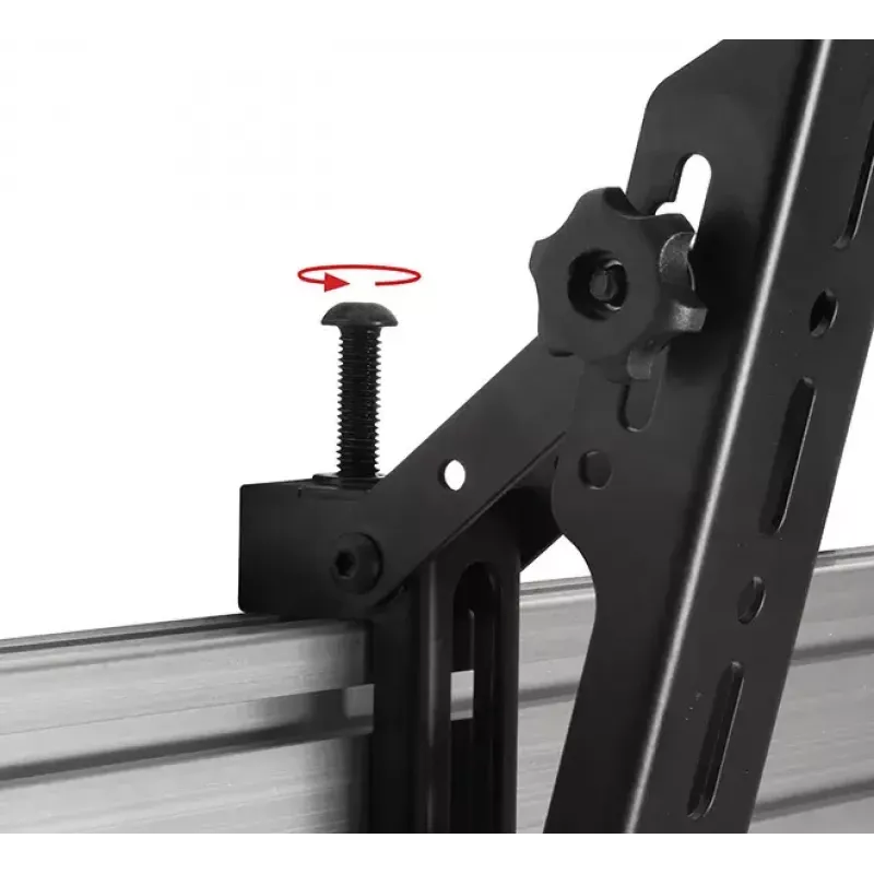 Flachbildschirm-Montagearm B-TECH SYSTEM X VESA 400 mit Neigung für BT8390, schwarz, 70 kg Tragfähigkeit