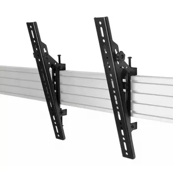 Flachbildschirm-Montagearm B-TECH SYSTEM X VESA 400 mit Neigung für BT8390, schwarz, 70 kg Tragfähigkeit