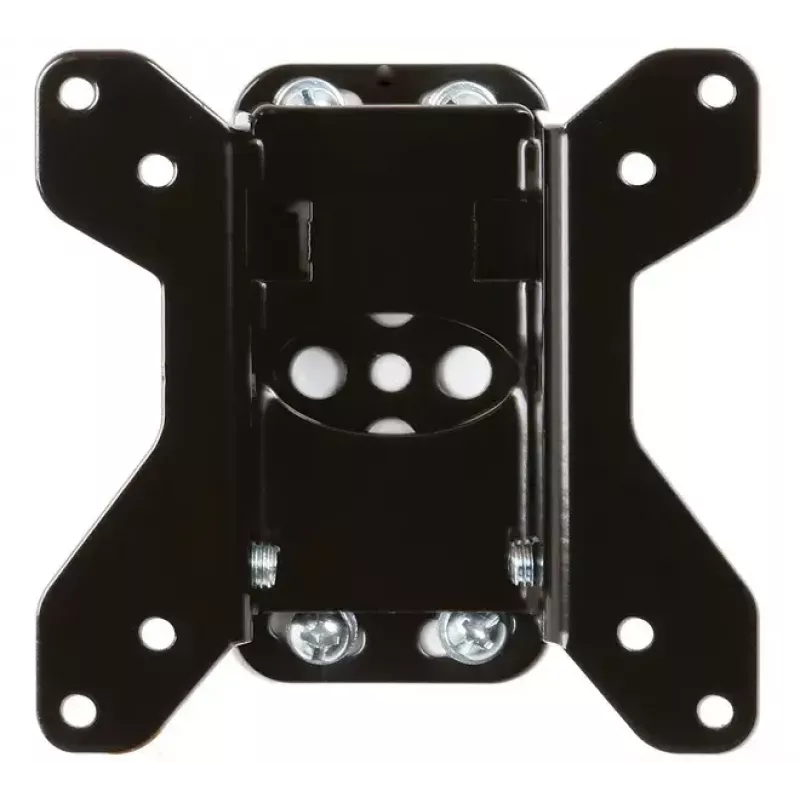 Wandhalterung B-TECH BT7511/B für Flachbildschirme, neigbar -10° bis 17°, bis 20 kg, für 28 Zoll (max. 71,1 cm), VESA 75x75–100x100, 5,5 cm Wandabstand, schwarz