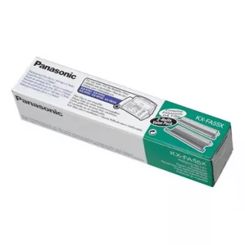 Faxband Panasonic KX-FA55X, schwarz, 50 m, 280 Seiten Reichweite, 2 Stück