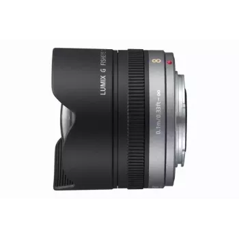 Kameraobjektiv Panasonic H-F008E Schwarz