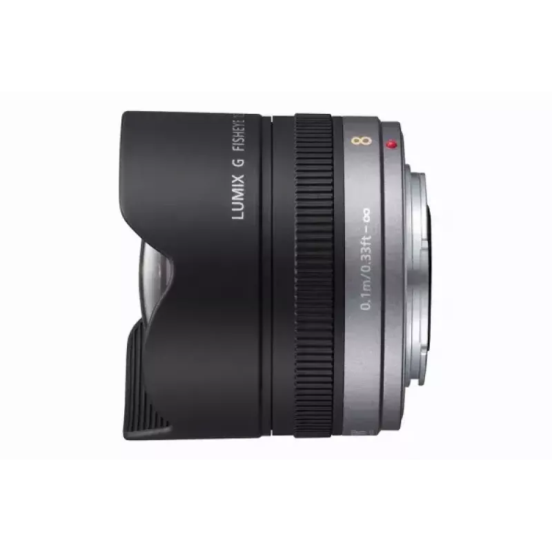 Kameraobjektiv Panasonic H-F008E Schwarz