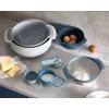 Set Joseph Joseph Nest stapelbar Blau Grau 4,5 L Schüssel 1,65 L Sieb