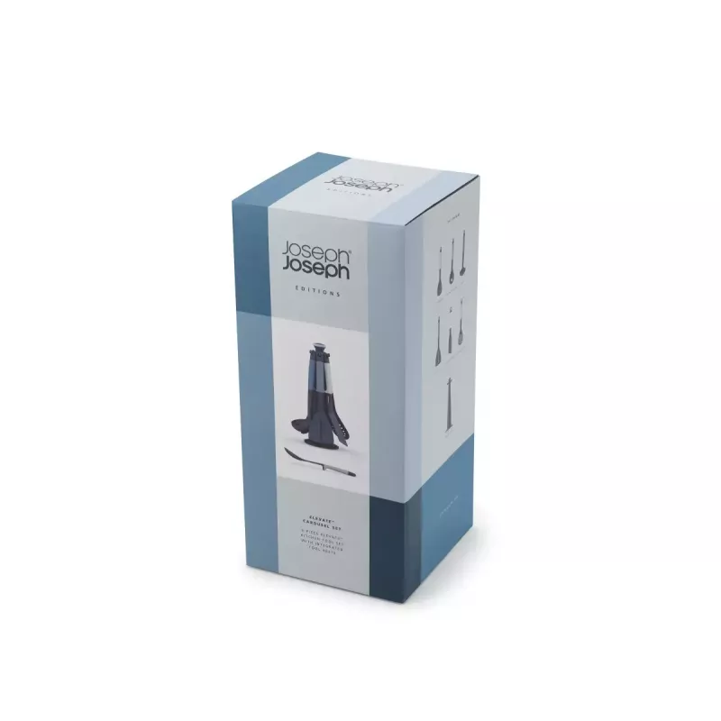 Joseph Joseph Elevate 6 Stück Blau Grau Hitzebeständiges Küchenutensilien-Set
