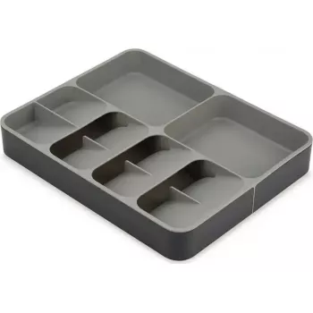 Schubladenorganizer Joseph Joseph 85166 – grau, erweiterbare Besteck- und Utensilienschublade