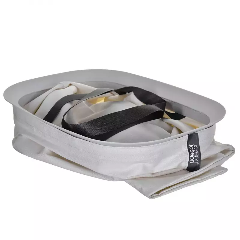 Wäschekorb Joseph Joseph Tota 60L Ecru – 60 Liter Fassungsvermögen, belüfteter hoher Wäschesammler