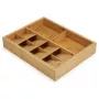 Besteckschubladen-Organizer joseph joseph DrawerStore Bamboo – kompaktes Bestecktablett für Schubladen, Bambuskonstruktion