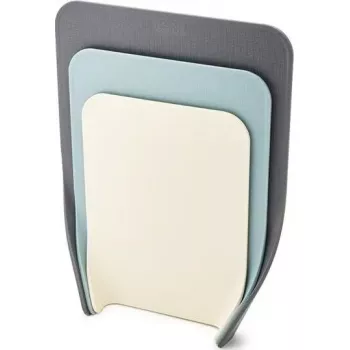 Schneidebrett-Set Joseph Joseph Nest Chop 3-teilig Grau, platzsparendes verschachteltes Design
