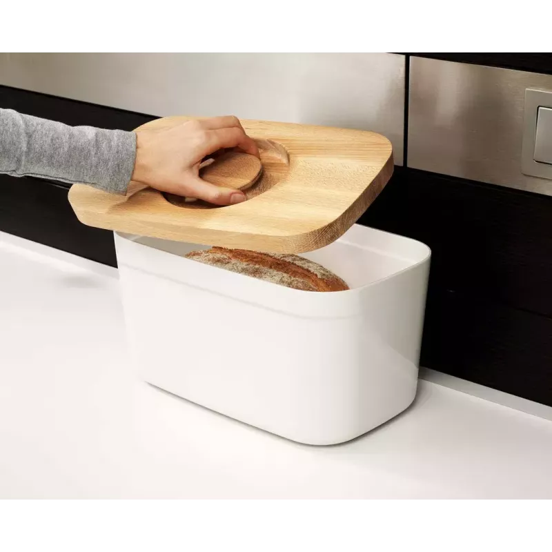 Bread Box Joseph Joseph Bread Bin Rectangular White