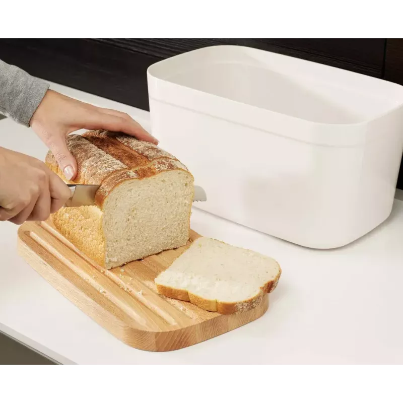 Bread Box Joseph Joseph Bread Bin Rectangular White
