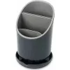 Besteckabtropfschale joseph joseph Dock Grau – kompaktes Design, einfache Entwässerung (Modell 85075)