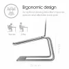Laptopständer Desire2 Supreme Pro Silber für 43,9 cm (17,3 Zoll) Laptops, Aluminium, 127 mm Höhe, 254 mm Länge