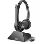 Headset & Ladestation POLY W8220 — Kabellos Bluetooth, Supraaural, Kopfbügel, 180 m Reichweite, 160 g, Schwarz