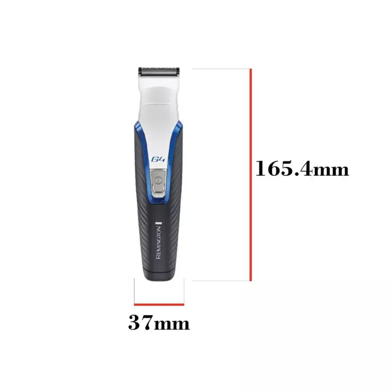 Remington G4 Graphite Series Multi Grooming Kit Schwarz Blau Weiß 0,2 mm