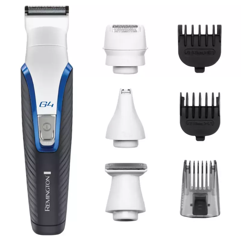 Remington G4 Graphite Series Multi Grooming Kit Schwarz Blau Weiß 0,2 mm