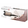 Automatischer Lockenstab Remington CI91AW — roségold/schwarz, S-förmiger Zylinder, Keramikbeschichtung, 150–210 °C, 3 m Drehkabel