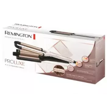 Automatischer Lockenstab Remington CI91AW — roségold/schwarz, S-förmiger Zylinder, Keramikbeschichtung, 150–210 °C, 3 m Drehkabel