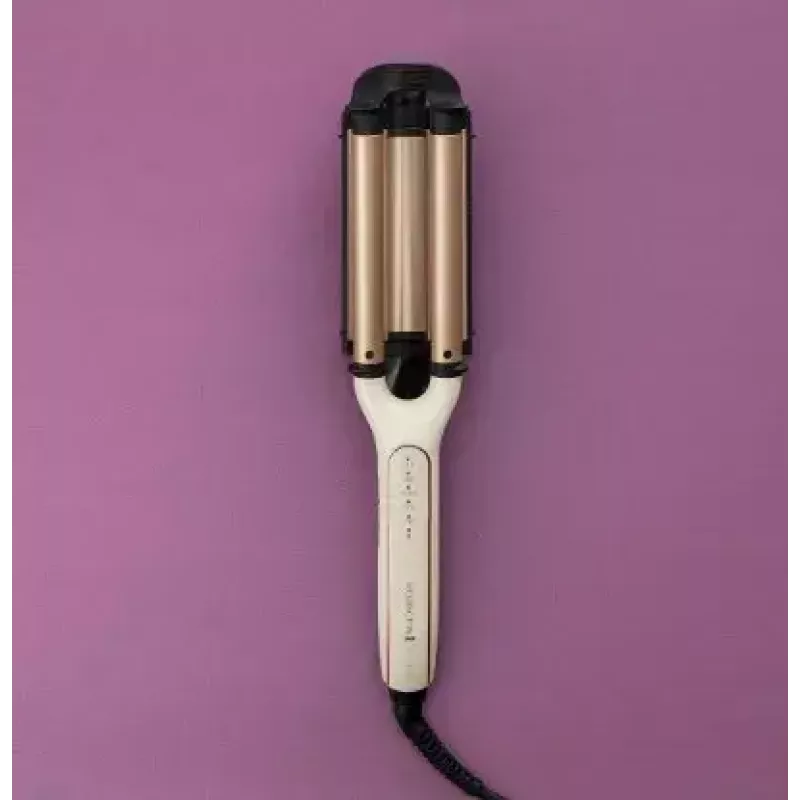 Automatischer Lockenstab Remington CI91AW — roségold/schwarz, S-förmiger Zylinder, Keramikbeschichtung, 150–210 °C, 3 m Drehkabel