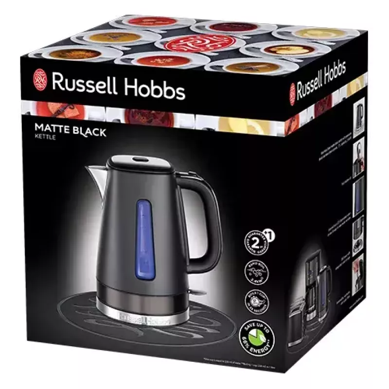 Wasserkocher Russell Hobbs 1,7 L 2400 W Schwarz