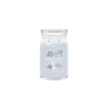 Wachskerze Yankee Candle A Calm & Quiet Place Blumig Grau 1 Stück 157 mm 567 g