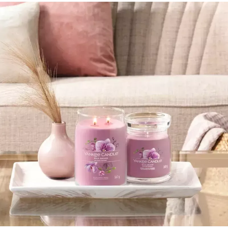 Wachskerze Yankee Candle Wild Orchid Höhe 157 mm Breite 93 mm