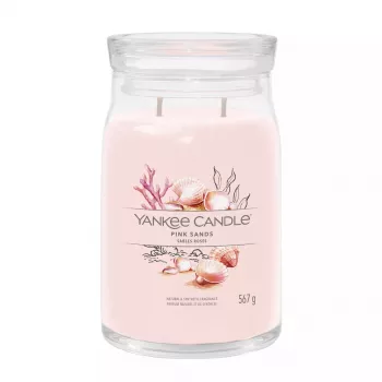 Wachskerze Zylinder Yankee Candle 1629962E Zitrus Blumen Vanille Pink 157mm 9.3cm 567g