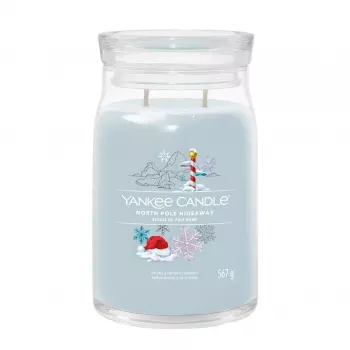 Wachskerze Yankee Candle North Pole Hideaway Blau 157 mm 567 g