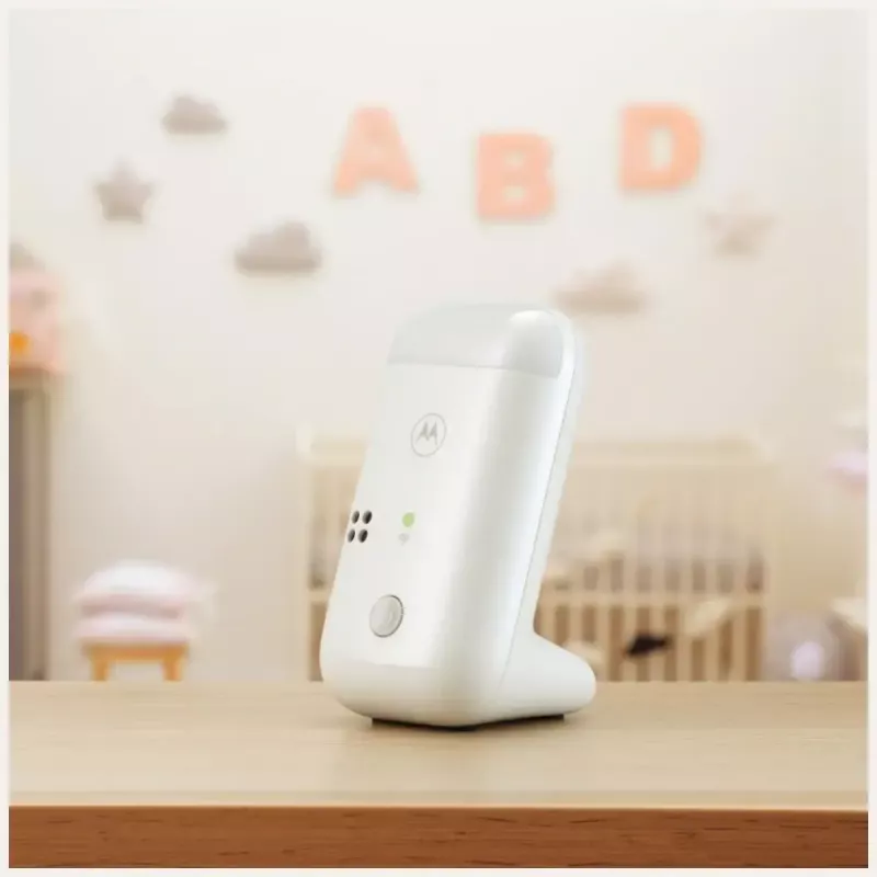 Babyphone MOTOROLA PIP15 Twin Audio mit 120 m Reichweite, Zwei-Geräte-Audio-Set