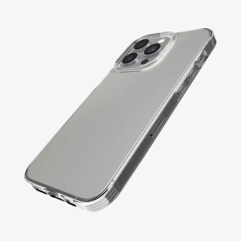 Handyhülle Tech21 Evo Lite Hülle für iPhone 13 Pro, transparent, für 15,5 cm (6,1 Zoll) Bildschirme