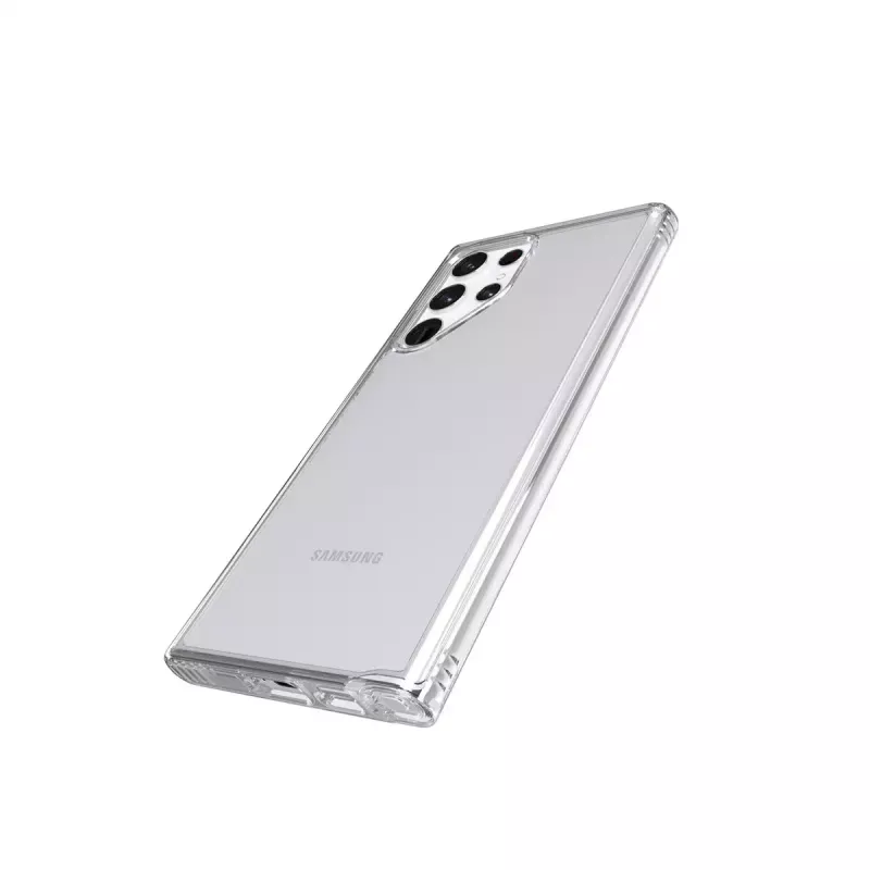 Tech21 Evo Clear Handyhülle Transparent Samsung Galaxy S22 Ultra 15,5 cm