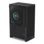 PC-Gehäuse NZXT H2 Flow Small Form Factor (SFF) — Mini-ITX, 2x 2,5-Zoll-Einschübe, gehärtetes Glas, Schwarz, 181×263×435 mm