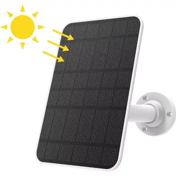 Solarladegerät Homeguard HGBSP-350 für den Außeneinsatz schwarz weiß