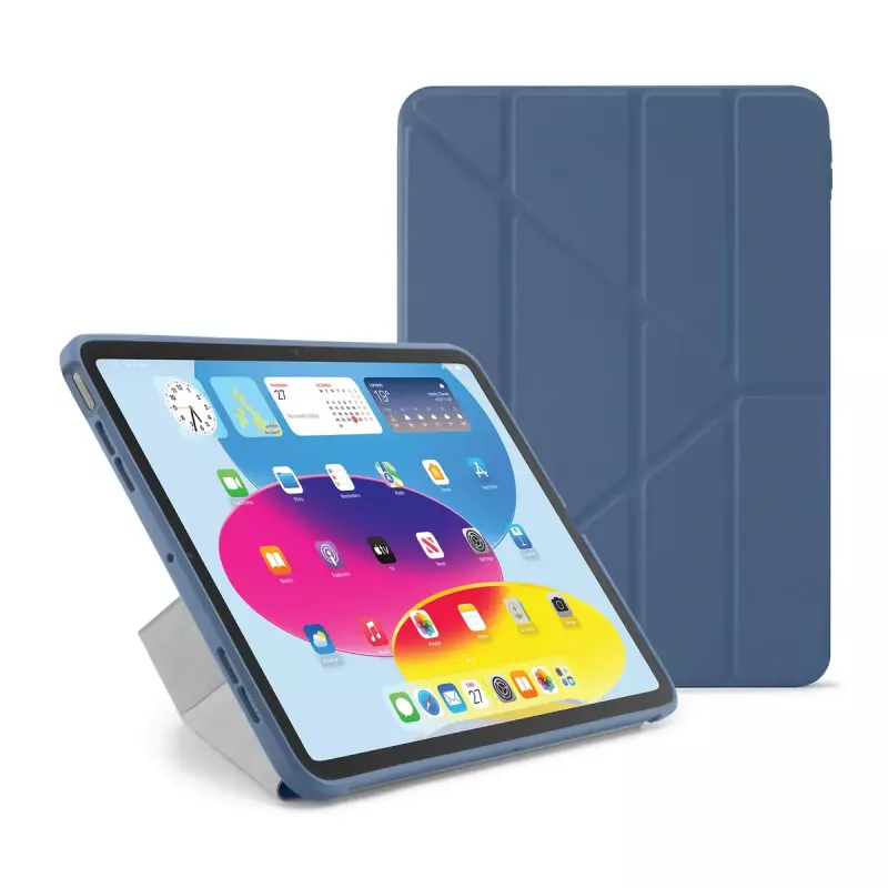 Tablet-Flip-Case PIPETTO P052-51-V für iPad 10. Generation (10,9 Zoll) – Mikrofaser und TPU, 5 Standmodi