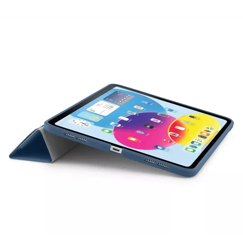Tablet-Flip-Case PIPETTO P052-51-V für iPad 10. Generation (10,9 Zoll) – Mikrofaser und TPU, 5 Standmodi